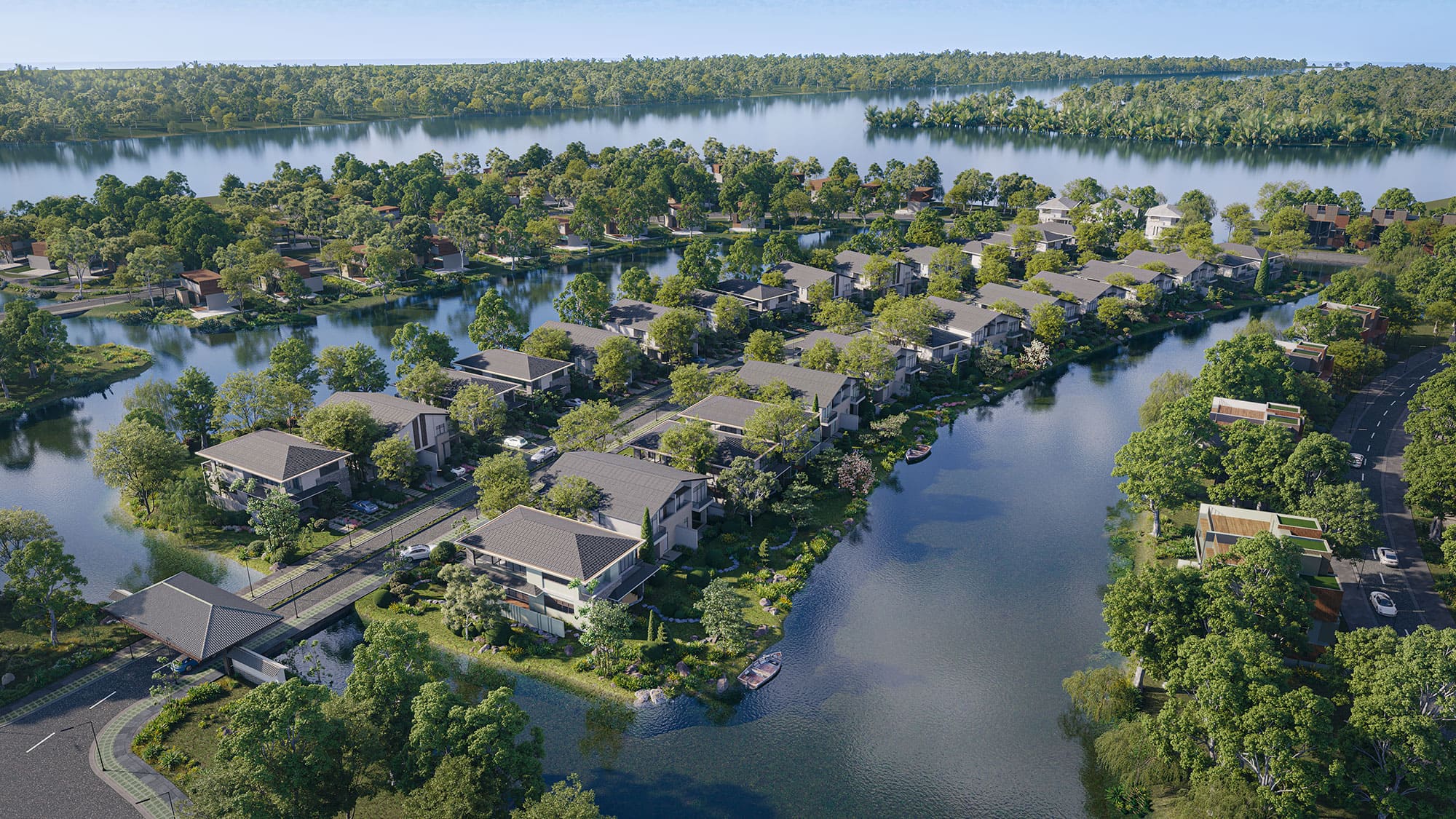Phối cảnh dự án Eco Village Saigon River