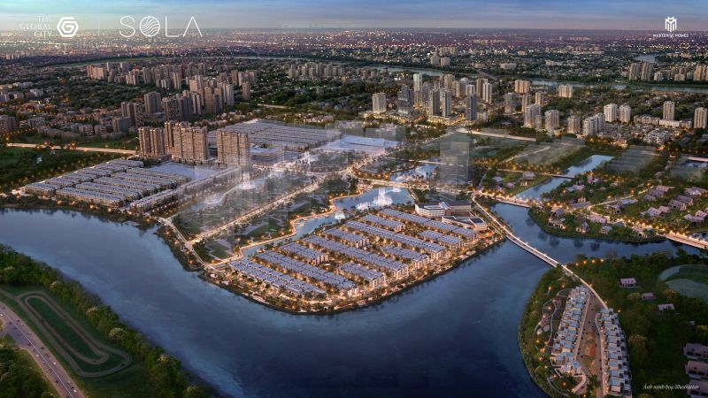 Vị trí The Global City ven sông Rạch Chiếc