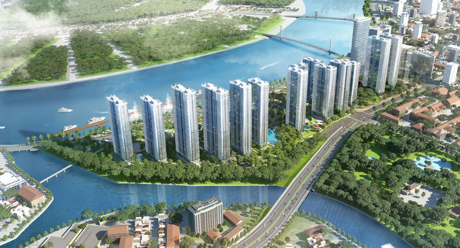 Phối cảnh dự án Vinhomes Golden River