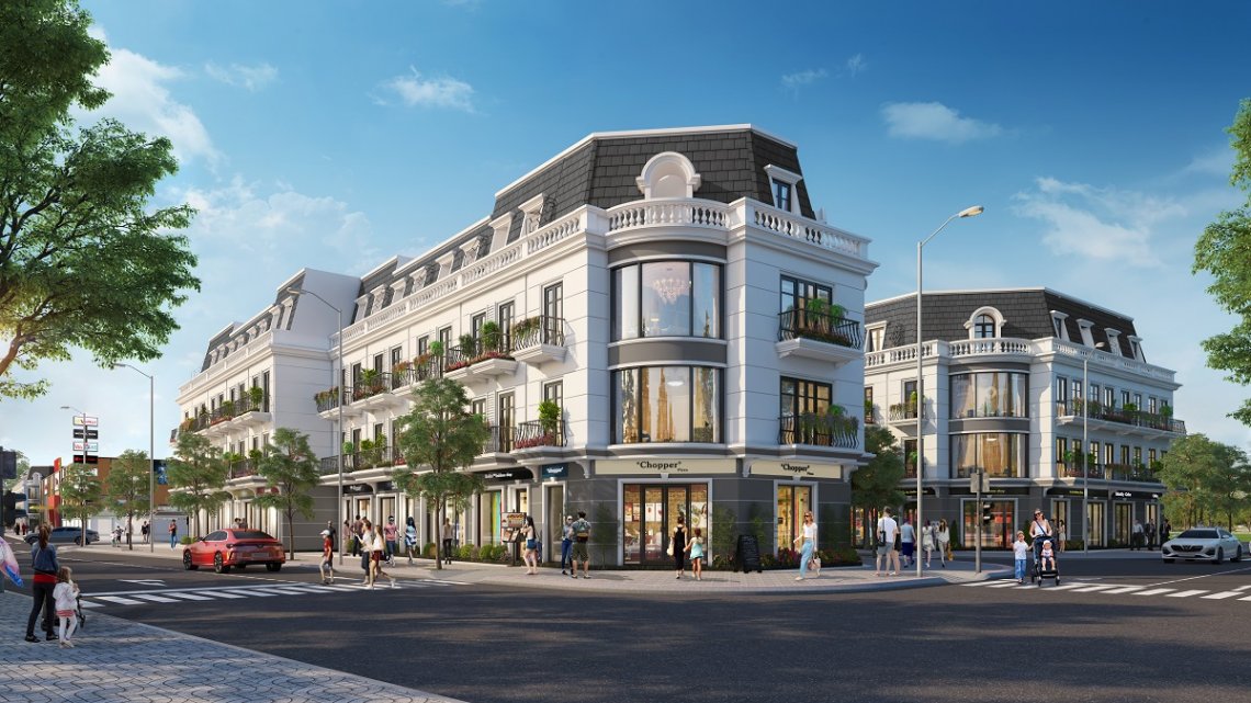 Shophouse hưởng lợi từ căn hộ cao tầng Vinhomes Hóc Môn
