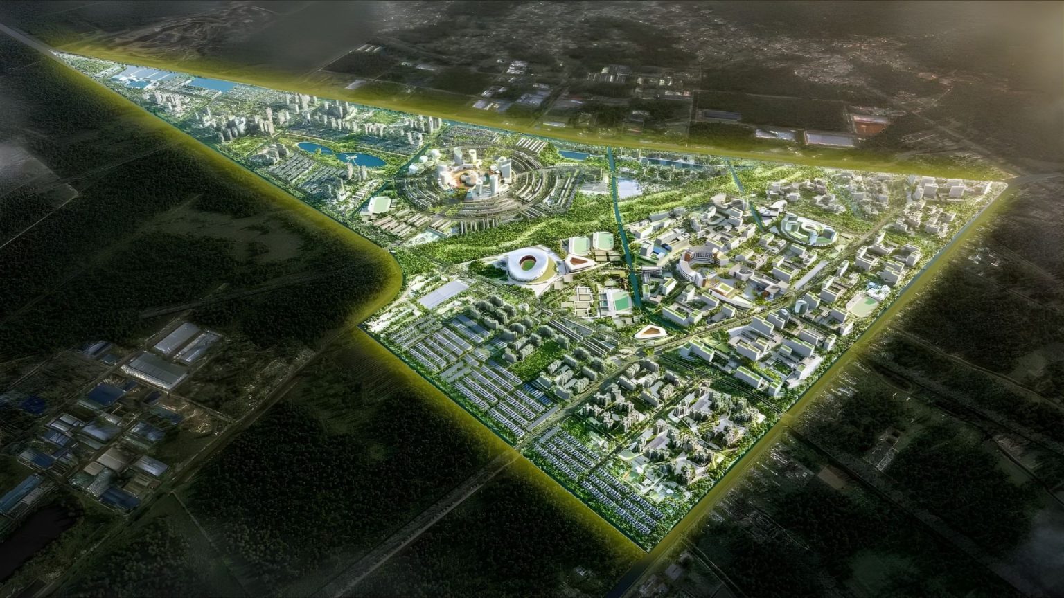 Phối cảnh tổng thể đầu tư Vinhomes Hóc Môn