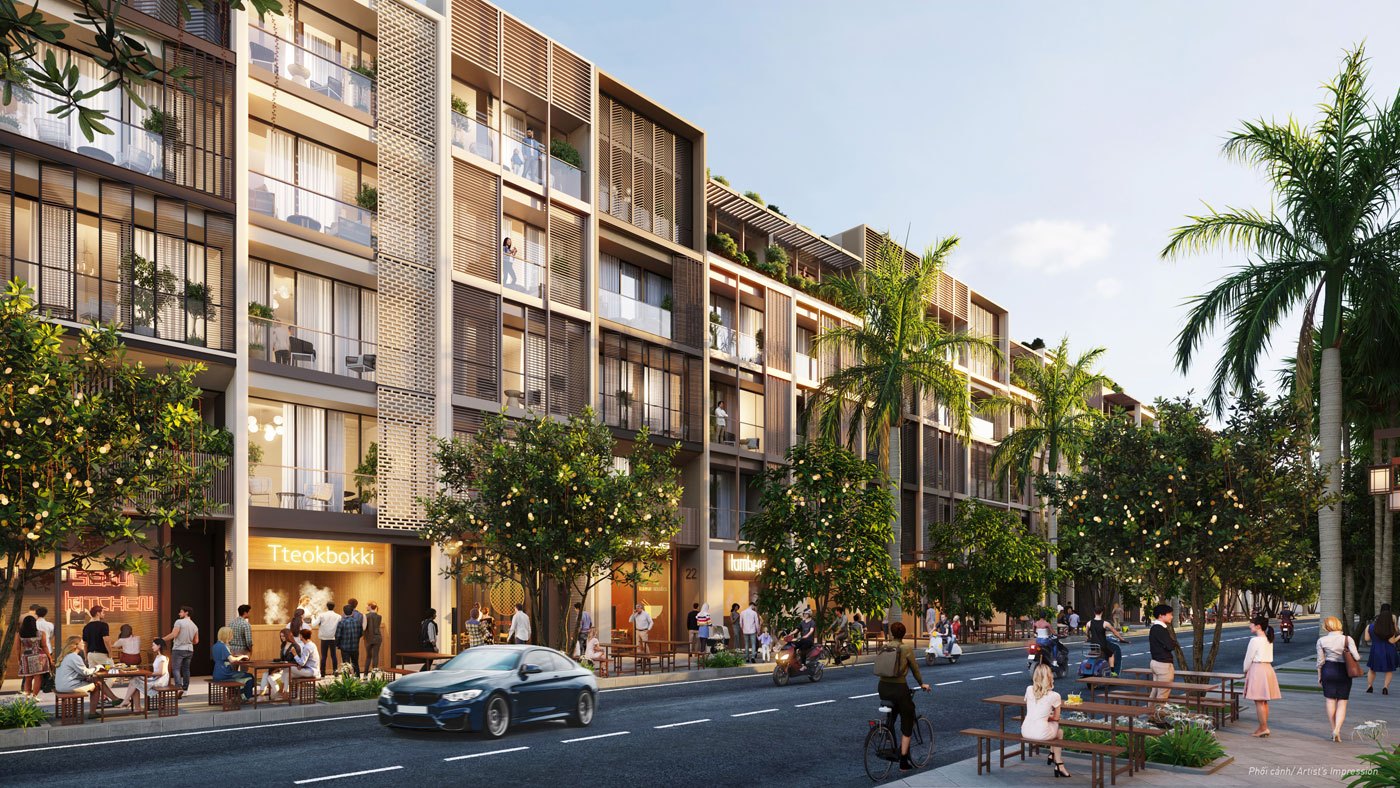 Nhà phố Soho The Global City diện tích 5x19m