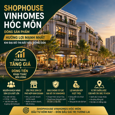 Shophouse Vinhomes Hóc Môn