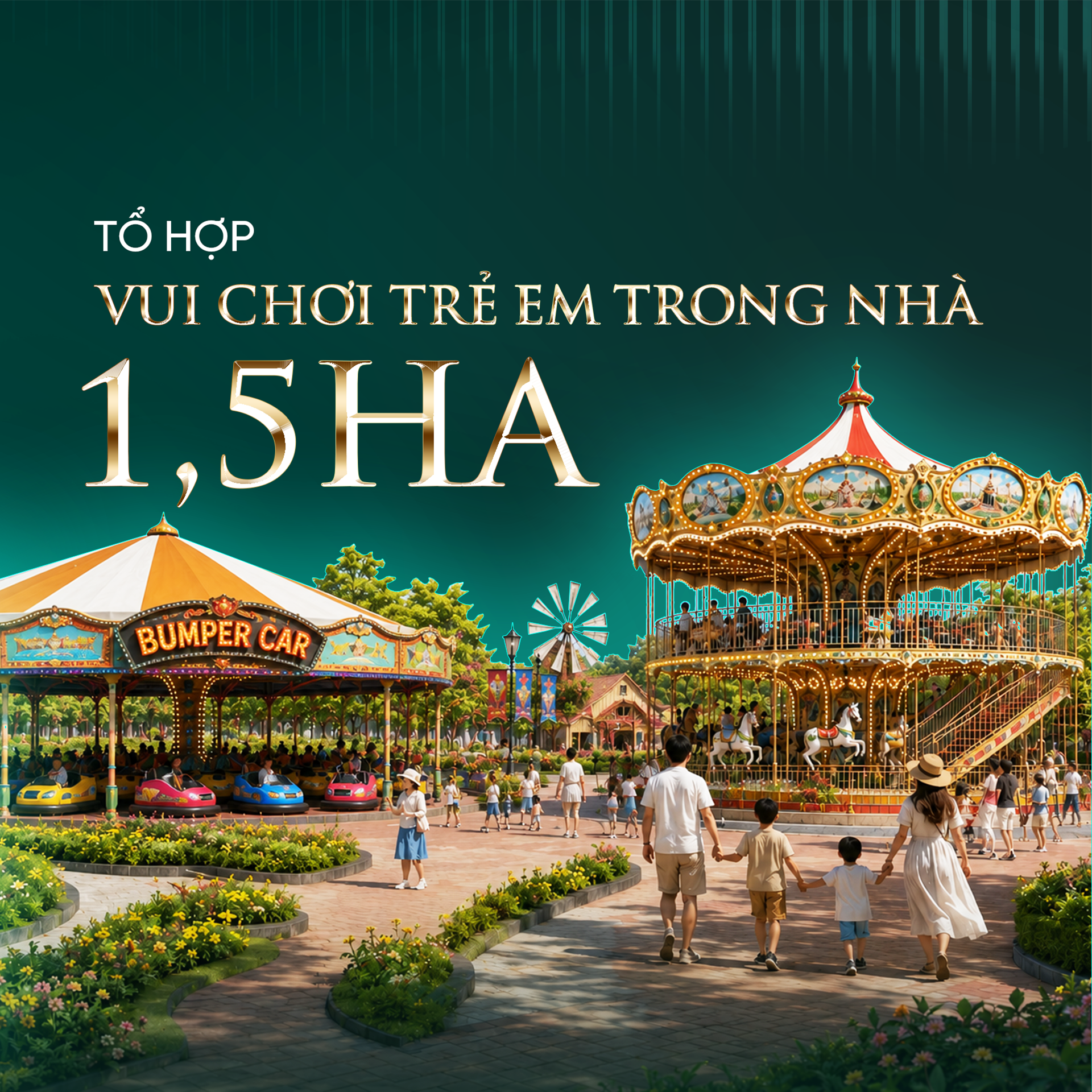 Tổ hợp vui chơi trẻ em trong nhà