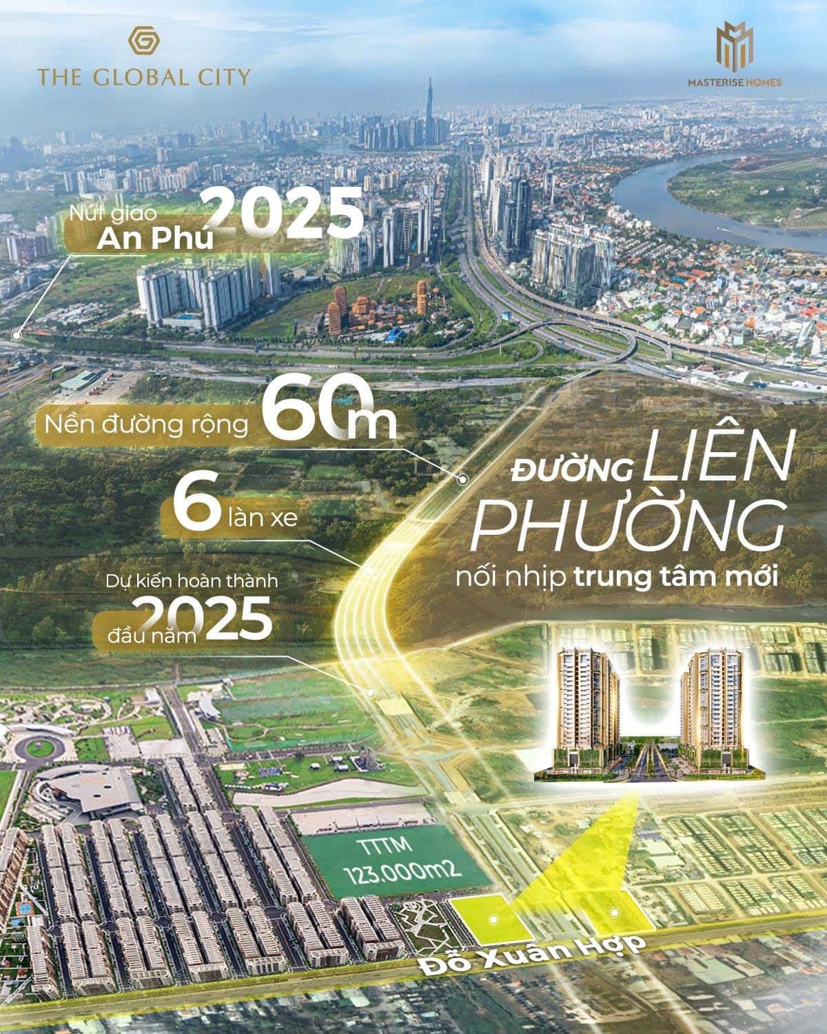 đường liên phường masteri grand view