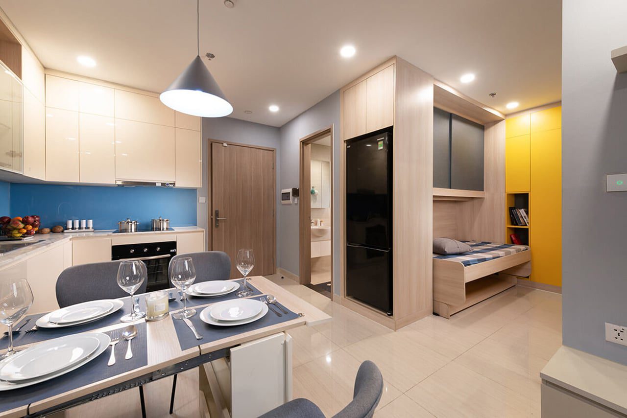 căn hộ 1 deluxe phòng ngủ lumiere boulevard