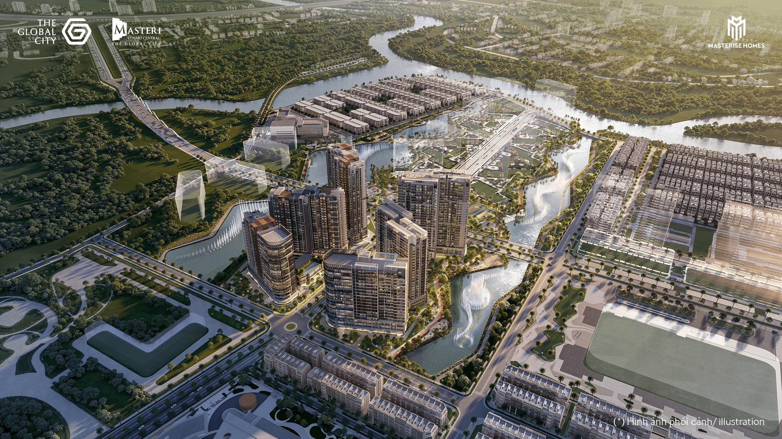 Căn hộ The Global City Masteri Cosmo Central tại Nexus Zone