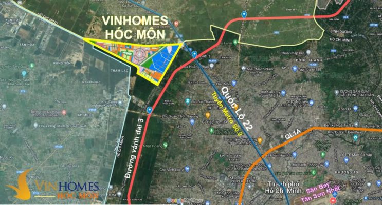 Hạ tầng giao thông quanh Vinhomes Hóc Môn
