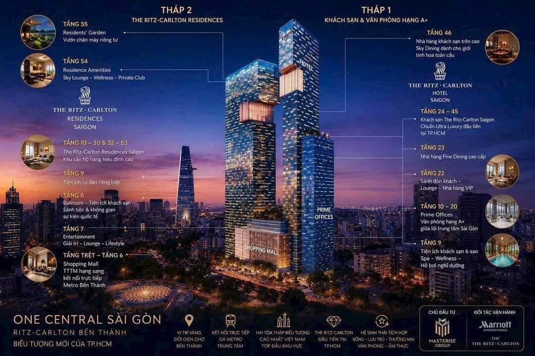 Thiết kế one central saigon