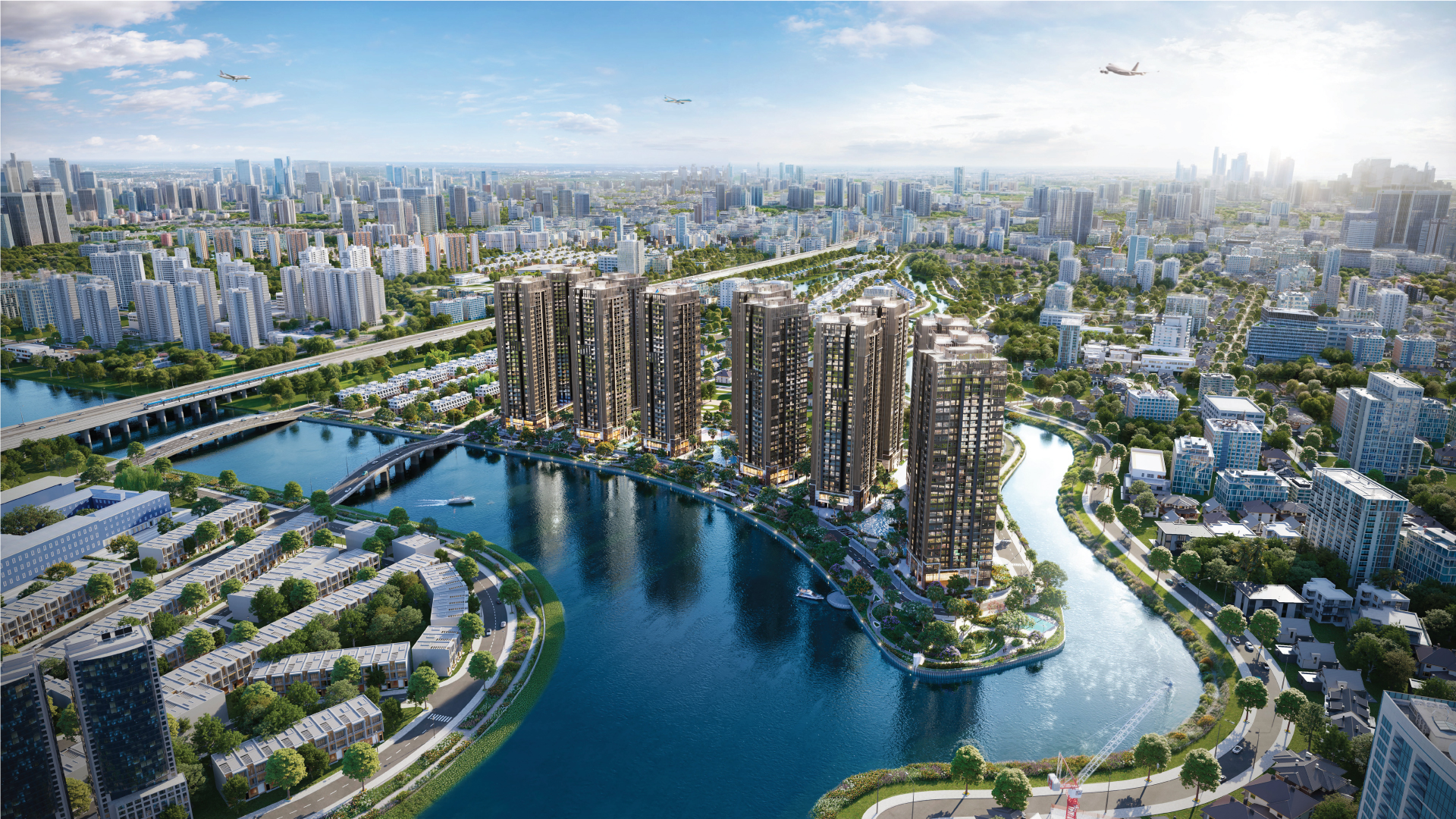 Mặt bằng The Privé sở hữu 3 mặt giáp sông