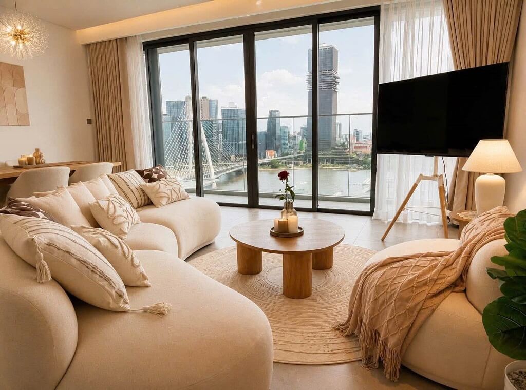 Căn hộ 3 phòng ngủ The Metropole Thủ Thiêm