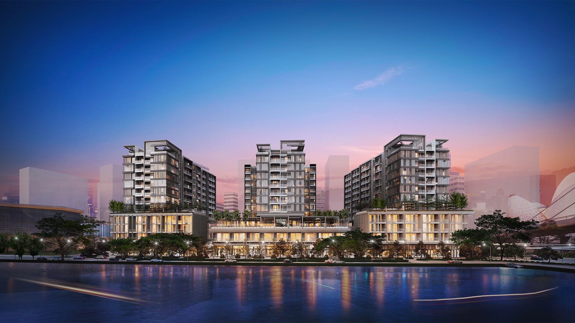 the galleria residence banner