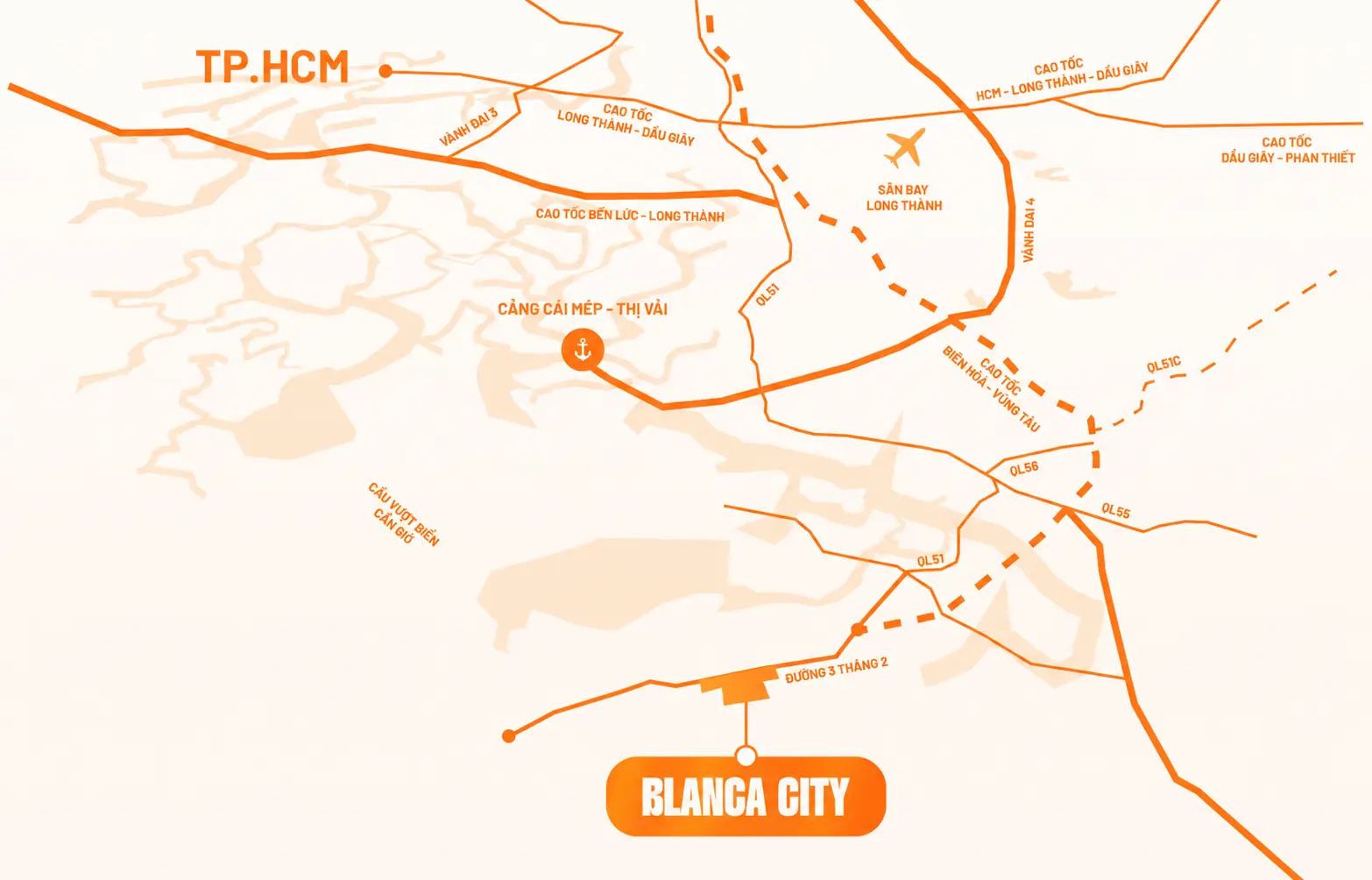 Vị trí Blanca City